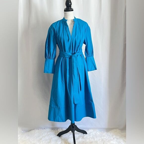 Co Belted Long-Sleeve Midi-Dress siz XS - Picture 5 of 15